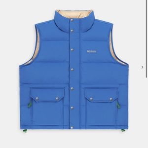 MadhappyxColumbia Wallowa Puffer Vest Colbalt Blue